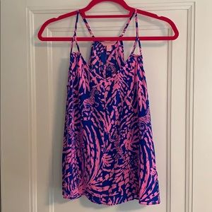 Lilly Pulitzer Rory Strappy Silk Tank